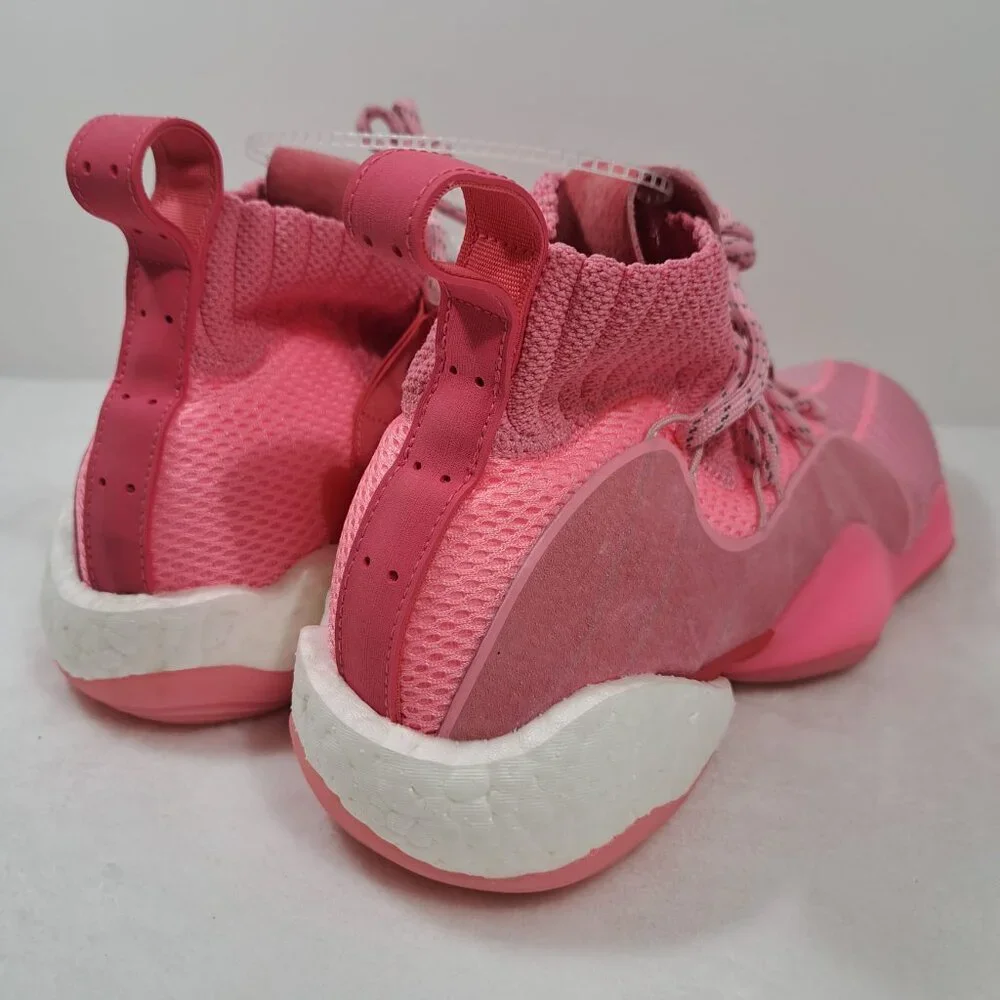 ADIDAS Crazy By Pharrell Williams Mens Size 10.5 Basketball‎ Shoes Hyper Pink - Picture 5 of 12